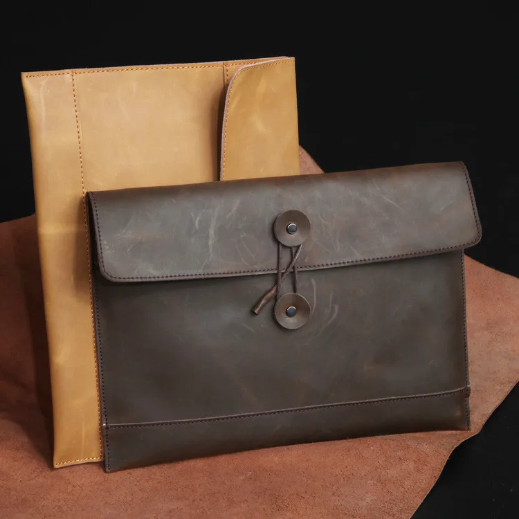 leather collection bag 14
