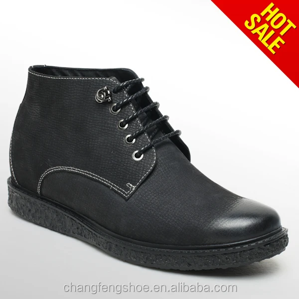 new arrivals burnished leather ankle boots for men fashion boots