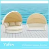 New design outdoor wicker daybed with cushions