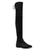 Wholesale thigh high suede knee flat block heel boots