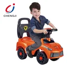 Hot selling children slide mini plastic cool design assembly cheap baby ride on car
