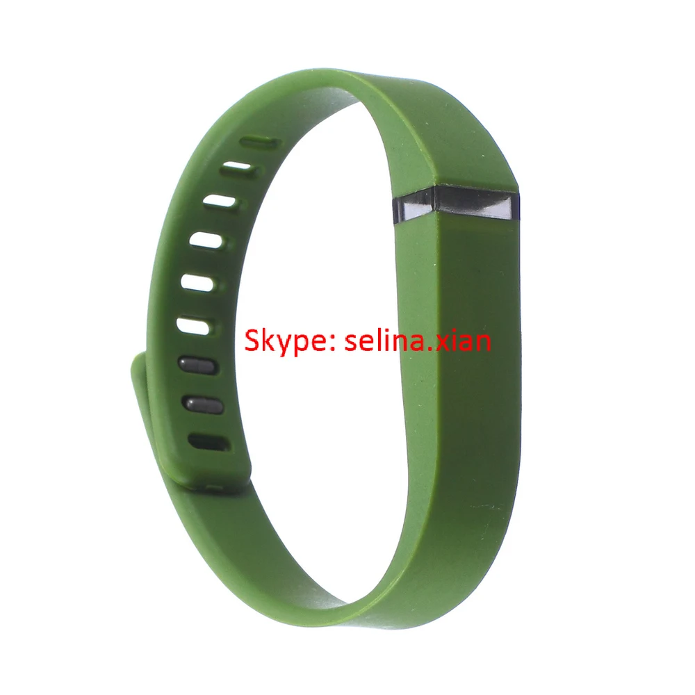 16 solid color available TPU+TPE material replacement large fitbit flex wireless band with factory price