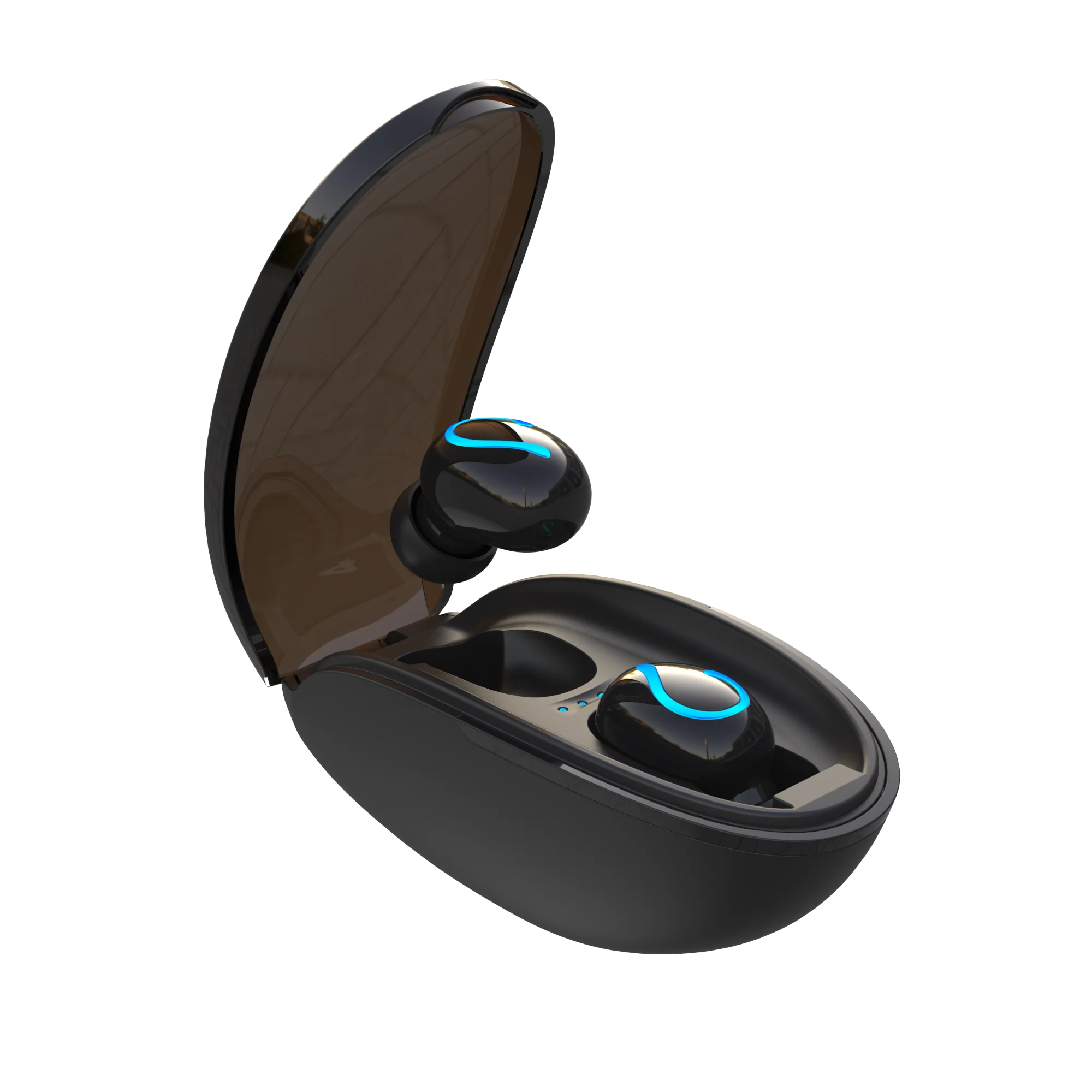 TWS-A7 Mini True Wireless Sport Earbuds With Wireless Charging BT 5.0 Earphone With Logo - ANKUX.COM