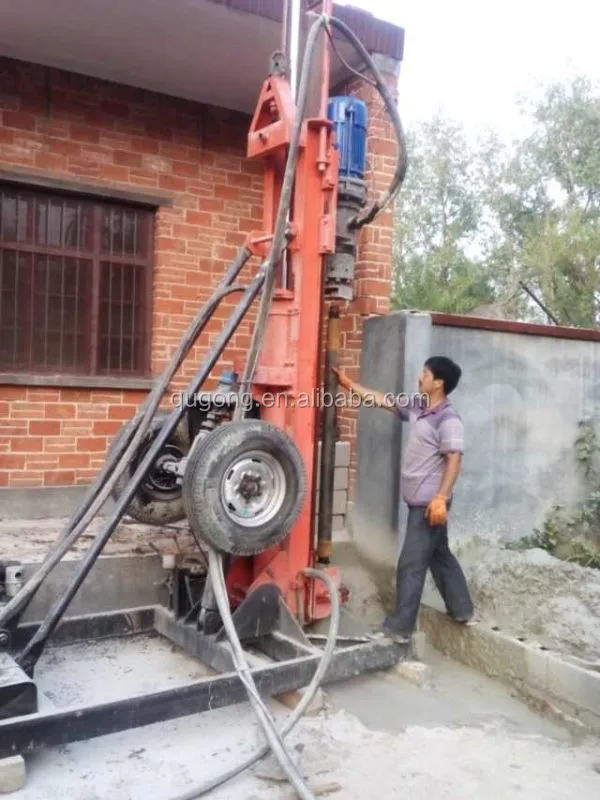 小ディープ・電気空気圧kqd120水掘削機/ミニ中国から掘削リグの水仕入れ・メーカー・工場