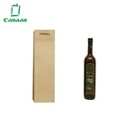 Free Sample Accept Custom Logo Printed Recycled Paper Wine Bags