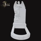 Marble Professional Engraving Modern White Headstone Tombstone