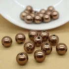 Fancy multi-color AA quality plastic pearl beads hole for Jewelry making loose