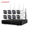 960P Cheap Long Range Wireless 8 Channel Ip Cctv Security Camera Set System With Rj45 Cable