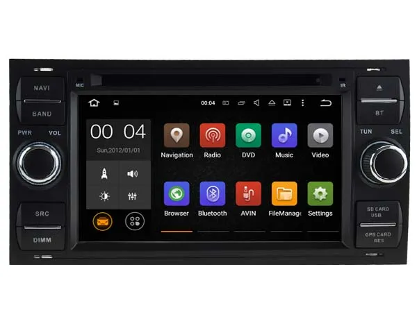 Best Android 9.0 Car Dvd Navi Player FOR FORD FOCUS 2005-2007/Mondeo audio multimedia auto stereo support DVR WIFI DAB OBD all in one 17