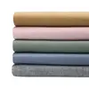 Stock lots thick solid color double sided brushed polyester wool coat fabric