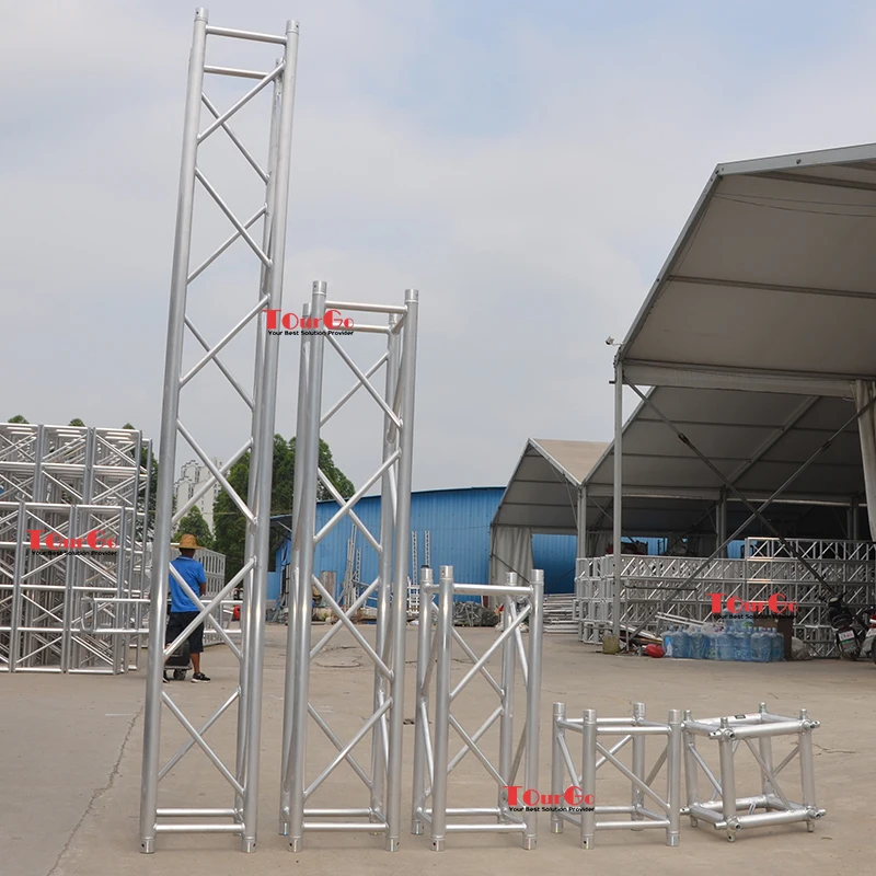 Heavy Duty Portable 400mm Aluminum Spigot Truss System with TUV Certification for Stage Lighting Exhibit Booth