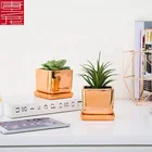 Pot Home Decorations Fashion Rose Mirror Flower Pot Whatsapp: 8613794648161