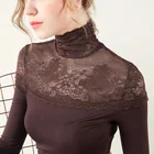 Hot sale factory wholesale new fashion women clothing 2019 Sexy Sheer Lace ladies tops