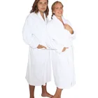 Customized quality unisex adult kids hilton hotel quick drying egyptian cotton bathrobe