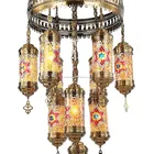 Turkish Decorative Mosaic Glass Turkish Style Of Pendant Lamp For Hotel Decorative