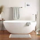 Round Cheap Bathroom Freestanding Soaking Baby Acrylic Bathtub