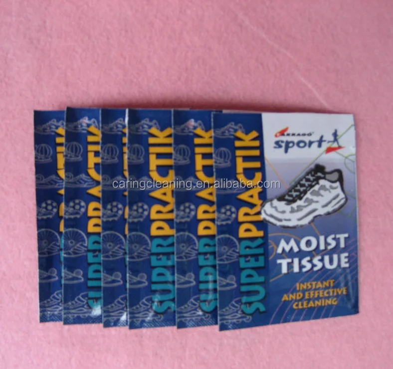 pre-moistened sports sneaker shoe wipes