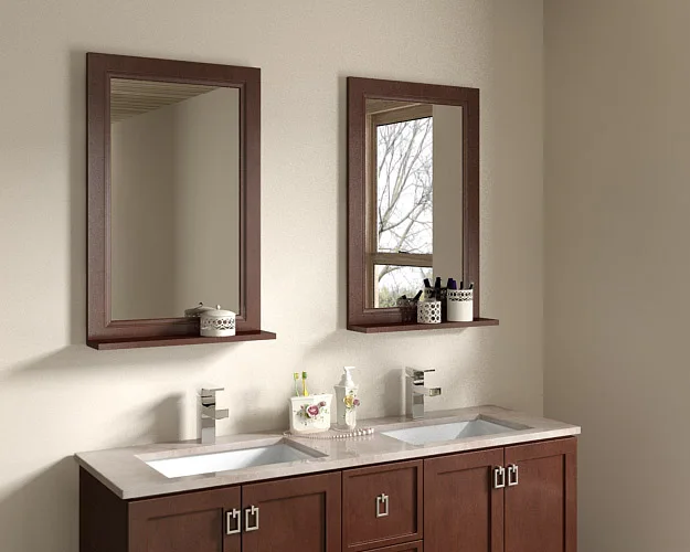 Foshan Solid Wood 60 Inch Bathroom Vanity Sink America Style