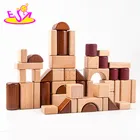 2017 New design best construction natural wooden building toys for children W13A132