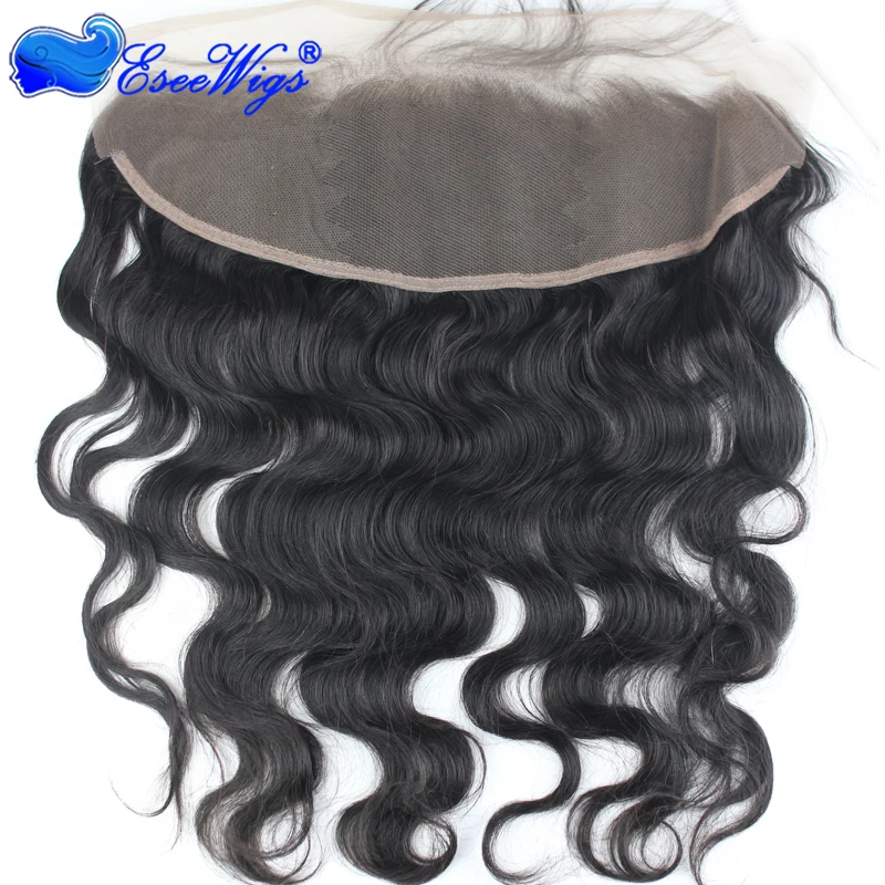 Virgin Brazilian Hair Lace Frontal Closure Body Wave 13x4 human hair lace frontal bleached knots
