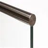 stainless steel pipe aluminum 10mm thick frameless glass balcony railing