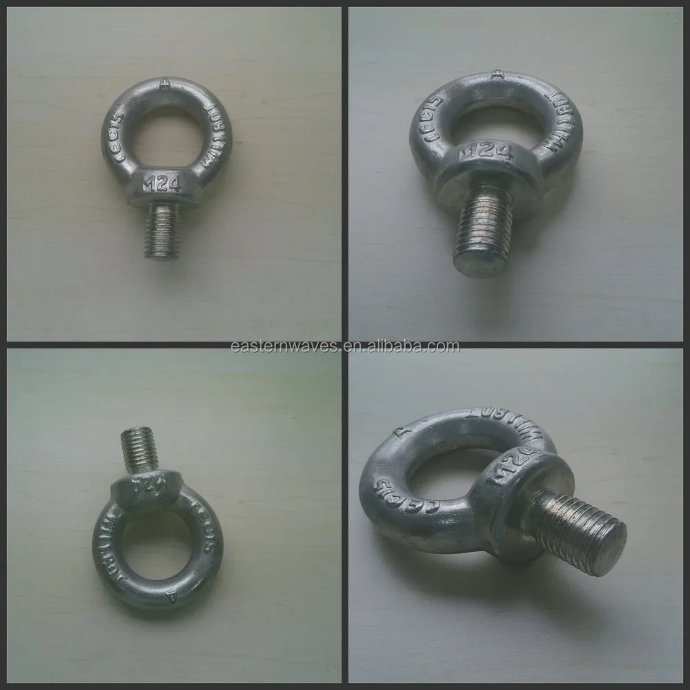 eye bolt w/shoulder (din580) - buy eye bolt,ring bolt,m12