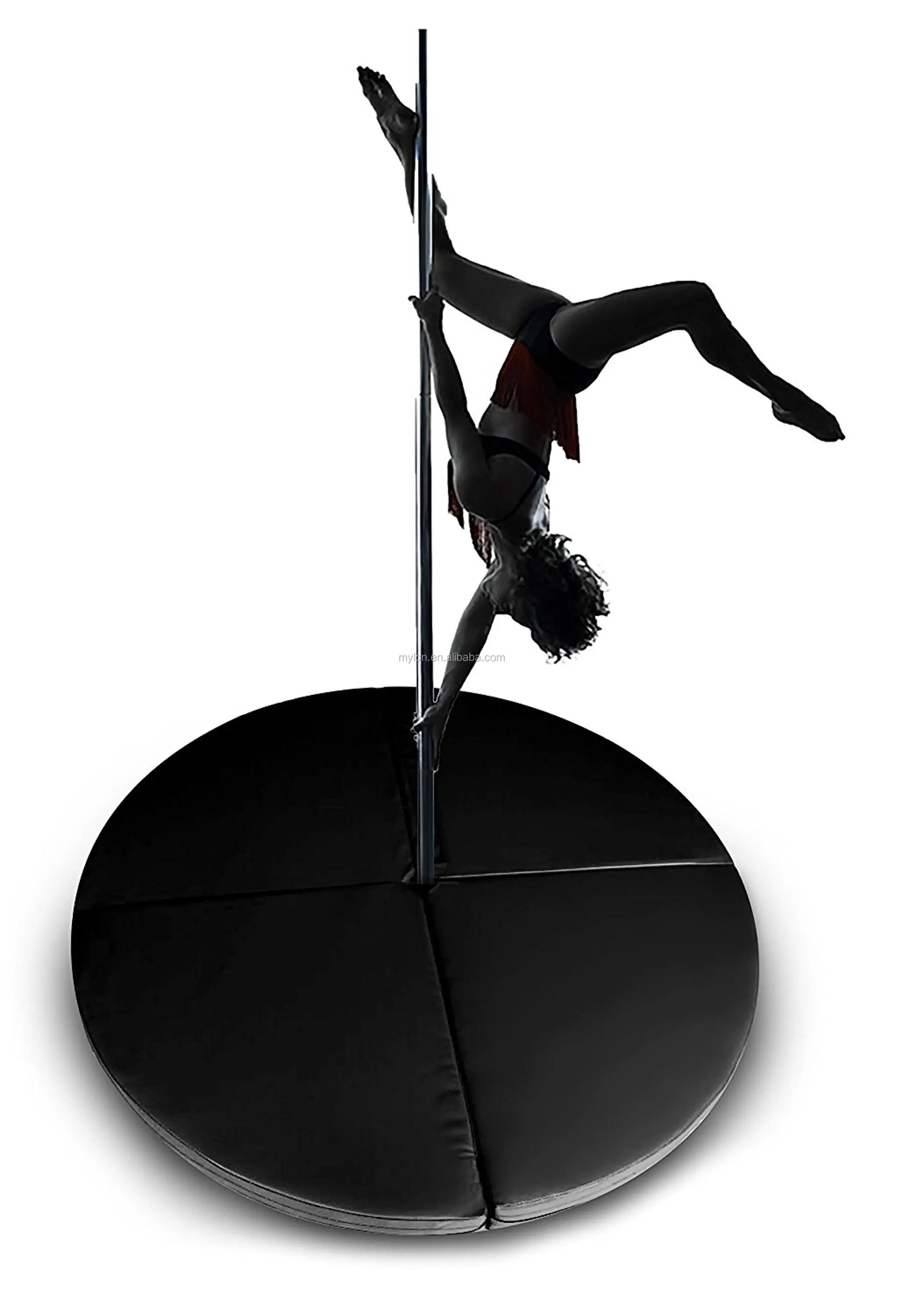 Portable Professional Dance Pole Spinning Pole Matportable Dance Floor Mats Folding Safety Pole