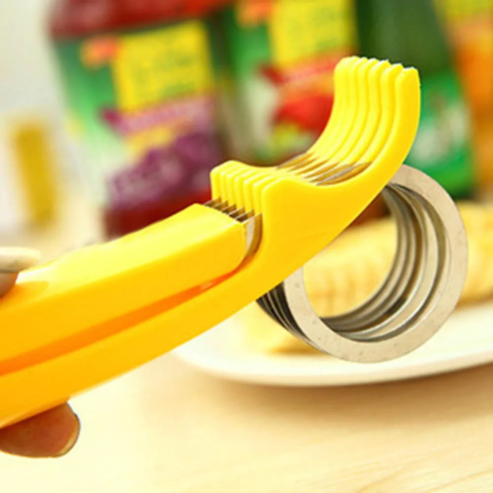 Banana Slicer Chopper Cutter Cucumber Vegetable Peeler Salad Home Tool Fruit Cucumber Vegetable Slicer kitchen Tools KC1011