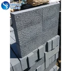 Black Basalt Brush-hammered paving stone 10 x 20 x 5cm