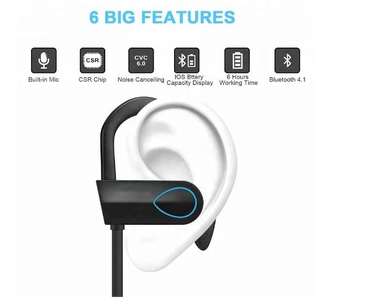 Sports Headphones U9 Wireless HD BEAT Stereo Power Sound Headset for mobile phone - ANKUX.COM