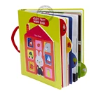 Factory printing 3d children english cartoon board books
