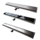 stainless steel 304/316 shower channel grate, floor drain, linear shower drain