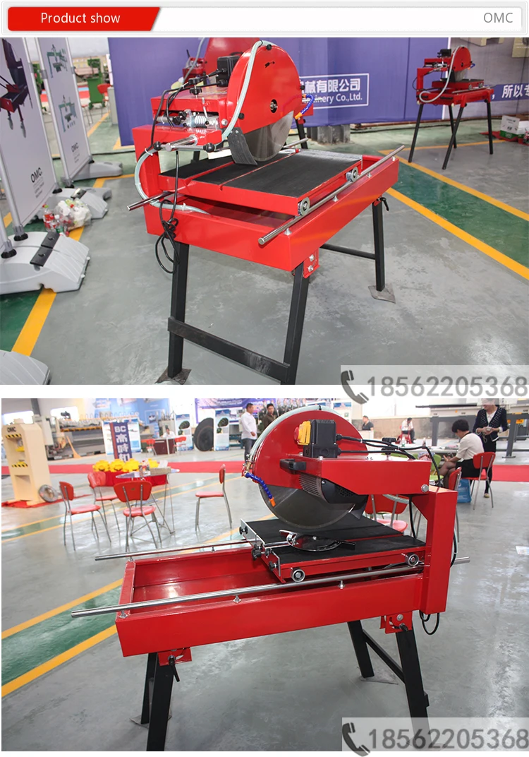 OSC-A table saw 600mm cutting length stone equipment with 2.2KW motor