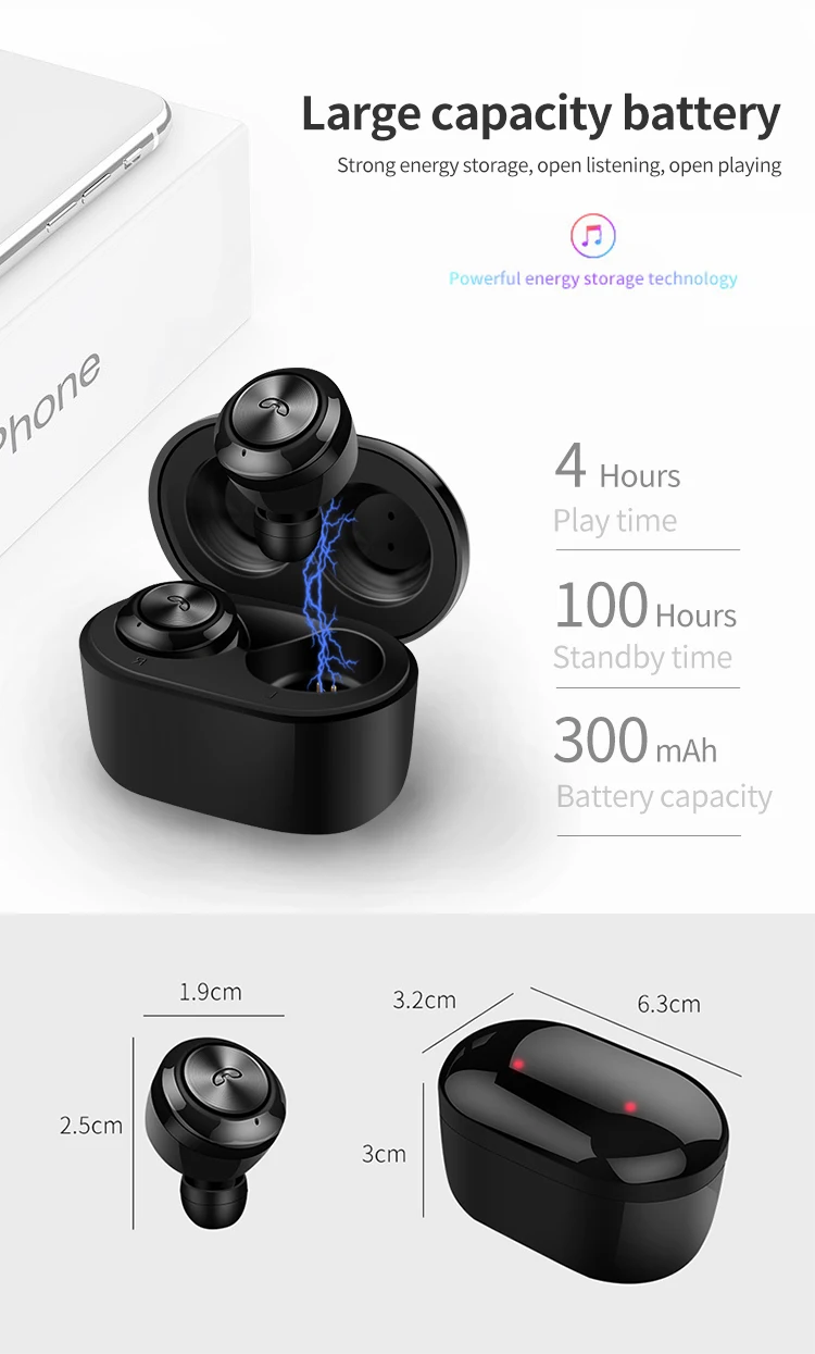 F6 A6 Bluedio Active Noise Cancelling Earbuds Earbuds Android - ANKUX.COM
