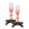 2 packed LED Emergency Flares Red Roadside Beacon Safety Strobe Light Warning Sign with suitcase