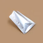 Heat Seal Flat Pocket Mylar Foil Open Top Packaging Bags Coffee Tea Food Storage Aluminum Vacuum Pouch Bag