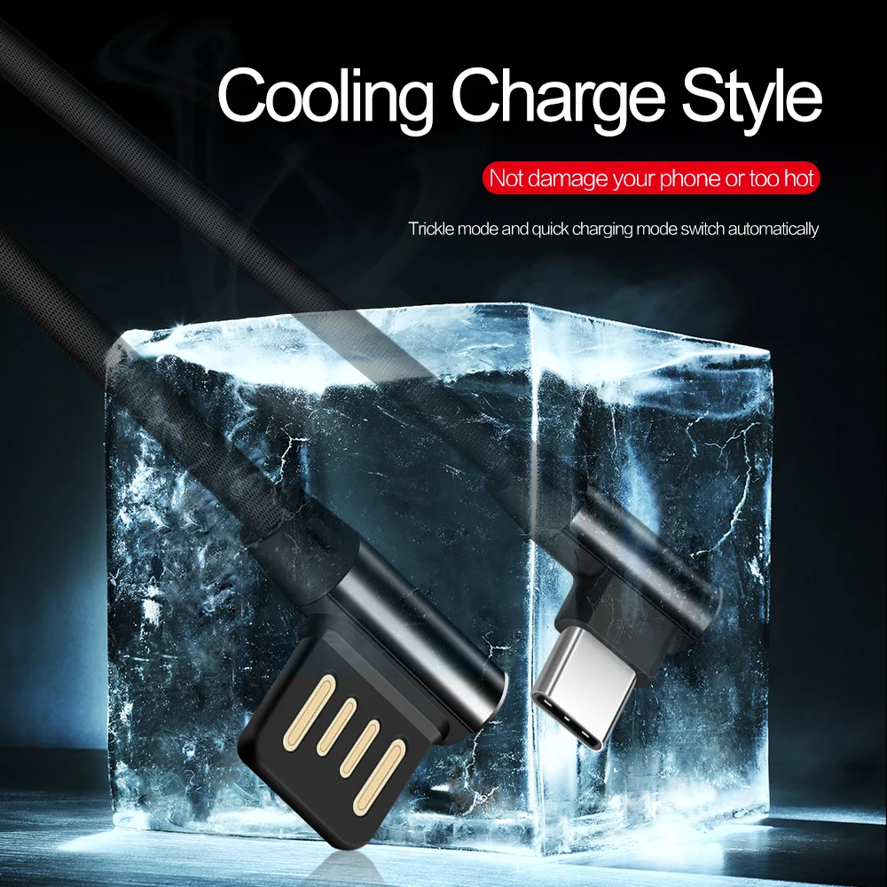 Elbow Weaving USB Data Charging Type-C Cable Charger for Huawei P20 - ANKUX.COM