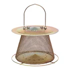 Wholesale High Quality Decorative Metal Sunflower Seeds Hanging Bird Feeder