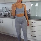 Spandex / Polyester Material Sportswear Type Wholesale Eyelet Yoga Wear