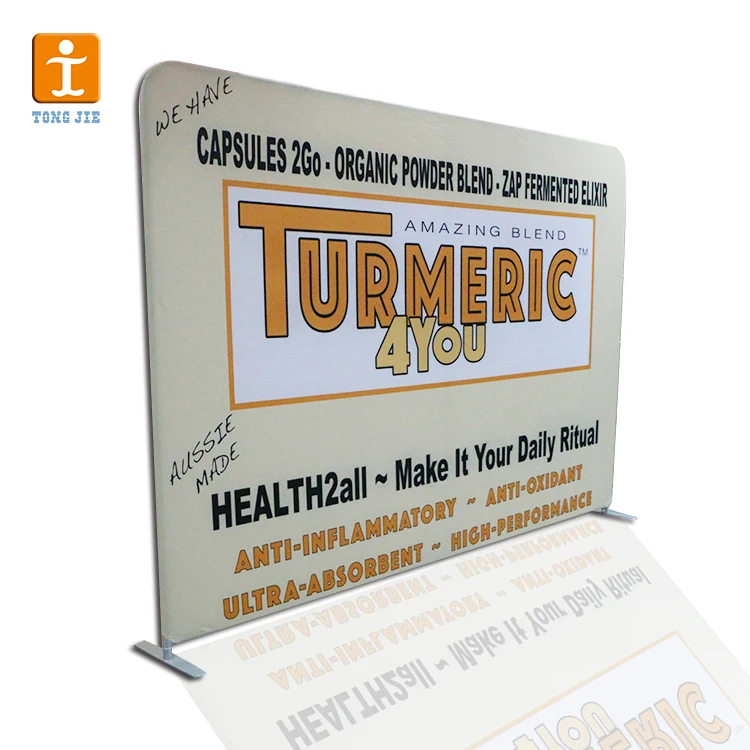 Custom Trade Show Event Logo Backdrop Banner Tension Fabric Media
