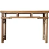 Chinese traditional bespoke wooden furniture solid wood tenon joint reclaimed antique finish decorative altar console table