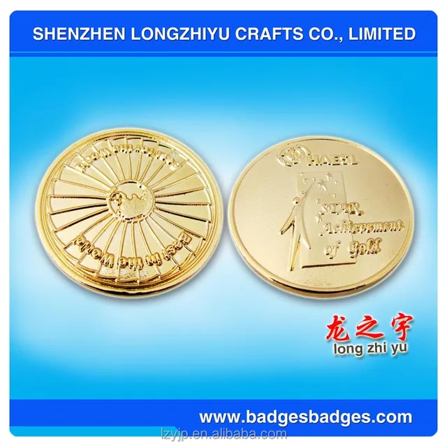 gold plating coins