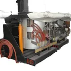 10 Tons Steel Shell Mechanical Tilting Steel Scrap Induction Melting Furnace Price