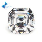Passing Diamond Tester Asscher Cut Loose Moissanite Stone