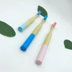 For Children hot Selling Personalized round handleBamboo Toothbrush