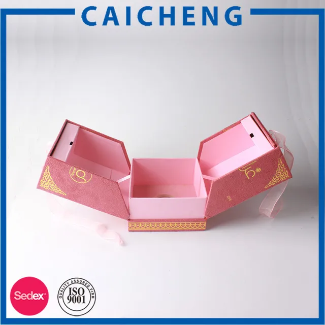 customized wedding door gift box velvet cosmetic storage box