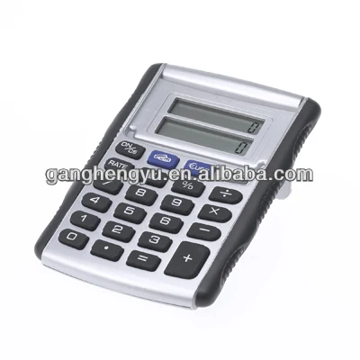 Flip open cover conversion Europ currency calculator,electronic calculator
