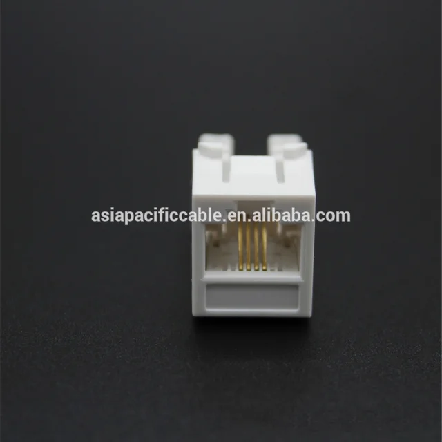 AMP RJ11 Cat3 keystone jack / UTP shielded cat3 modular jack / network female connector plug PCB