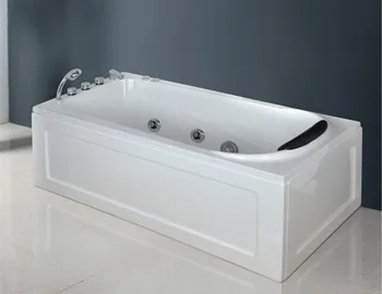 Single person massage whirlpool resin bathtub for wholesale