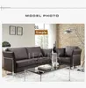 Foshan furniture office furniture shop online three seaters PU sofa